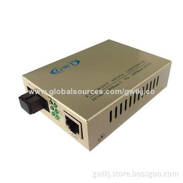 10/100/1000M optical fiber media converter, single fiber, 40km